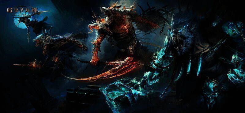 《暗黑破坏神:不朽》月影厄咒时装展示图