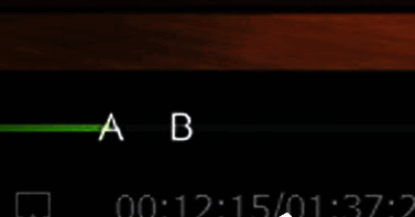 AB循环时间段显示界面