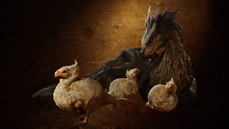 鹭鹰龙宝宝概念设计图