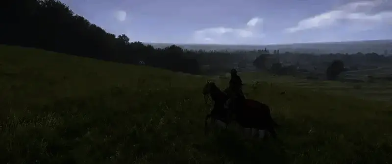 《天国:拯救2》中库藤堡右上方另一处有兔子的场景