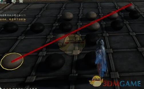 放置棋子连成五子位置图