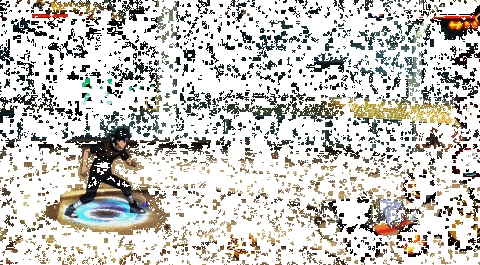 宇智波止水在战斗中使用技能画面