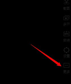雷电模拟器右侧更多按钮界面