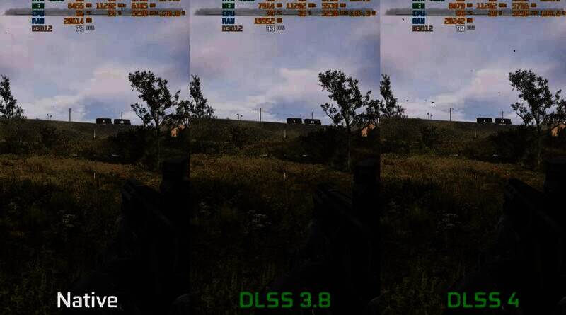 DLSS 3.8与DLSS 4对比图4