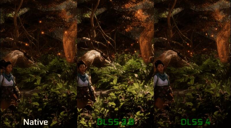 DLSS 3.8与DLSS 4对比图5