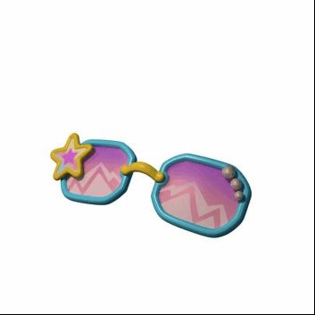 蛋仔派对兔露露墨镜图