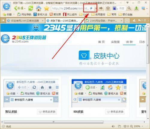 地址栏小闪电按钮图