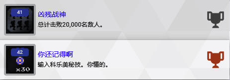 《魂斗罗:加鲁加行动》奖杯列表图片5