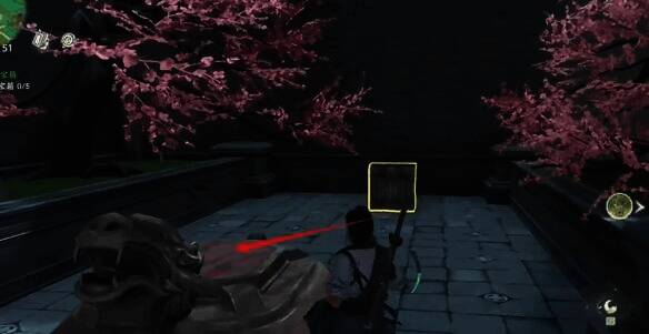 乌龟及后面石头的场景