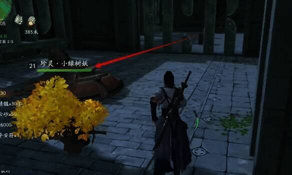 栅栏内石头及旁边乌龟的场景