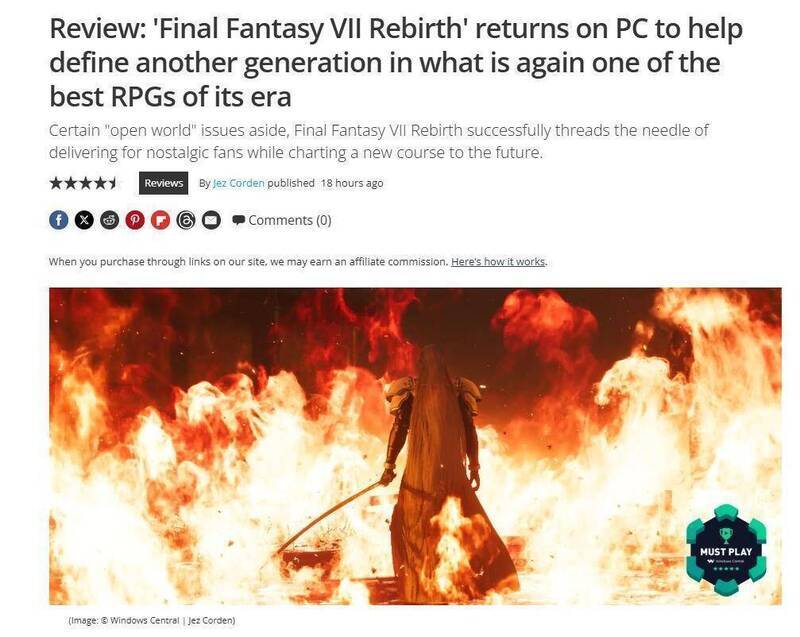 《最终幻想7：重生》相关图片2