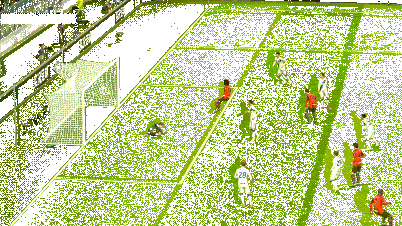 阿尔贝蒂尼一脚射门动态图