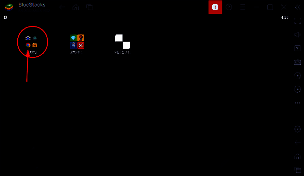 蓝叠模拟器主界面系统应用位置图片