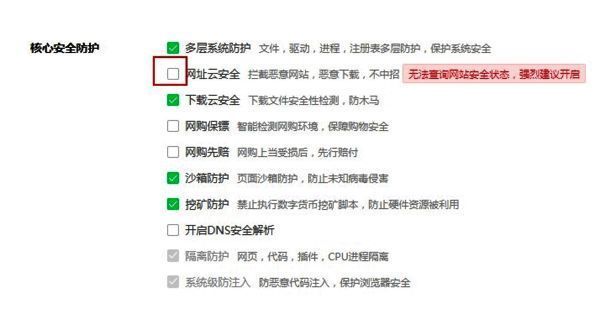 网址云安全选项配图
