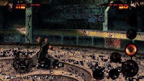 不动拾取土遁·岩板柩残骸后一技能格挡攻击动图