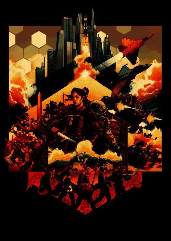 专属艺术海报展示