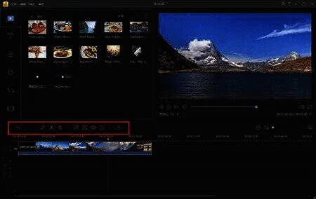 蜜蜂剪辑导入视频到轨道配图