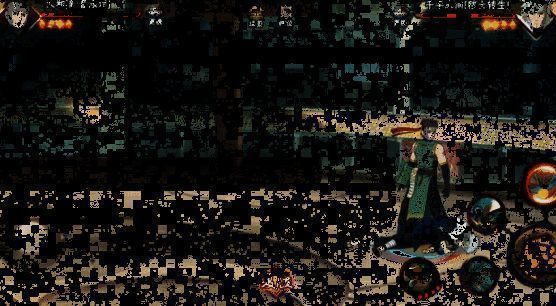 新春大和搭建高台木桩的场景