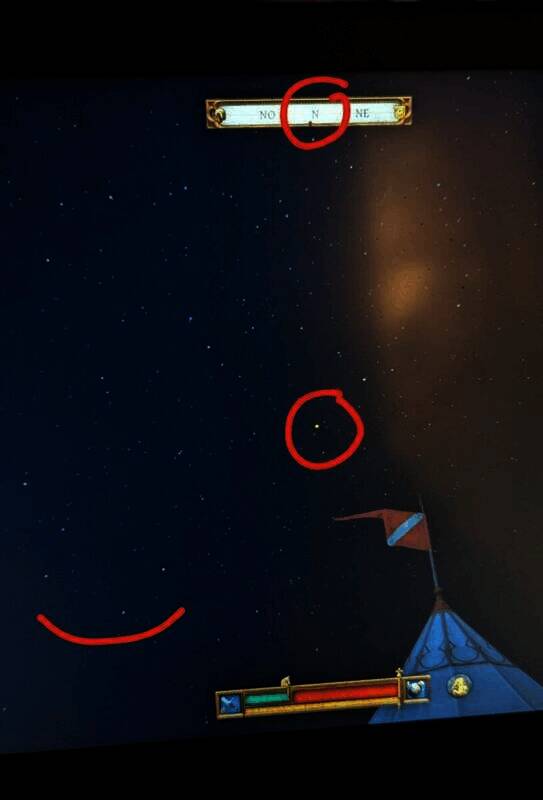 《天国:拯救2》游戏画面展示夜空场景