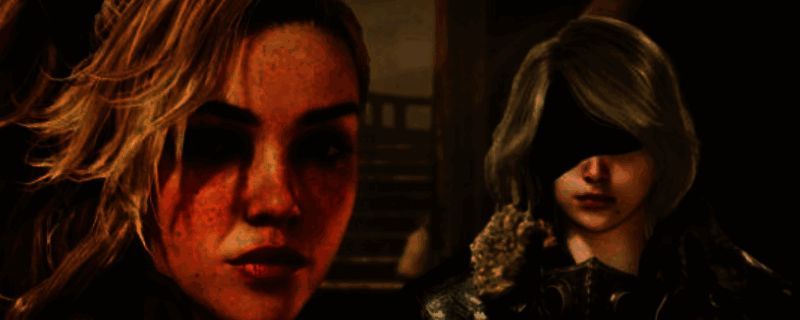 《怪物猎人:荒野》中玩家捏出的尼尔2B形象图