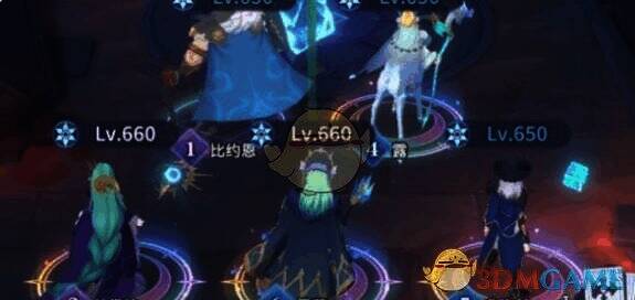 永夜降临:复苏冰冻队角色展示图