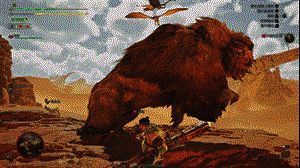 《怪物猎人：荒野》虫棍弱点攻击画面