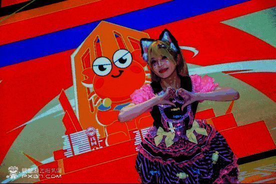 欣小萌在螃蟹账号CJ展台的精彩瞬间