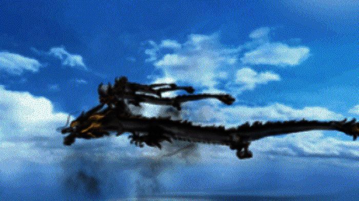 王嘉尔演绎水墨龙神动态画面