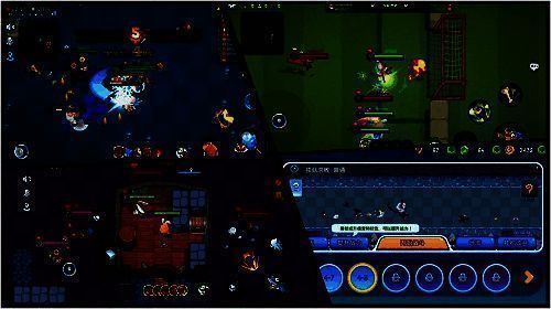 《野蛮人大作战》不同阶段画面对比