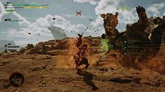 《怪物猎人:荒野》大剑集中贯通斩画面