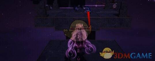 击败悬空平台魔物并跳到第二个大平台