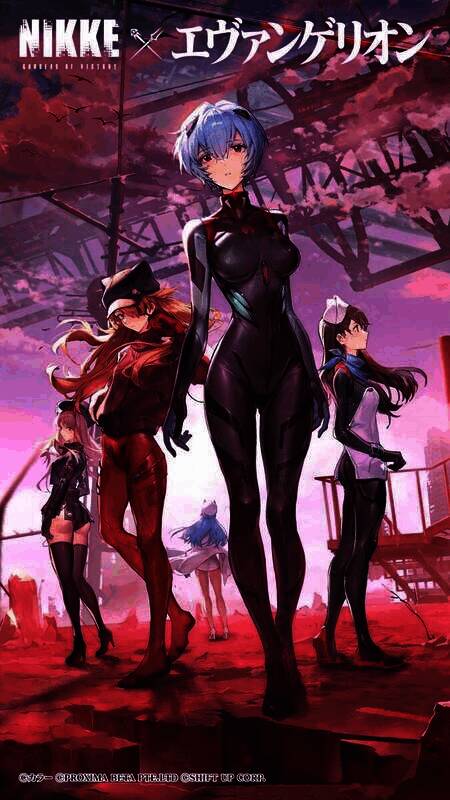 《妮姬：胜利女神》与《新世纪福音战士》联动壁纸2