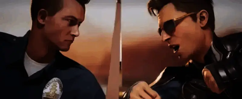 《真人快打1》T - 1000角色视频截图1