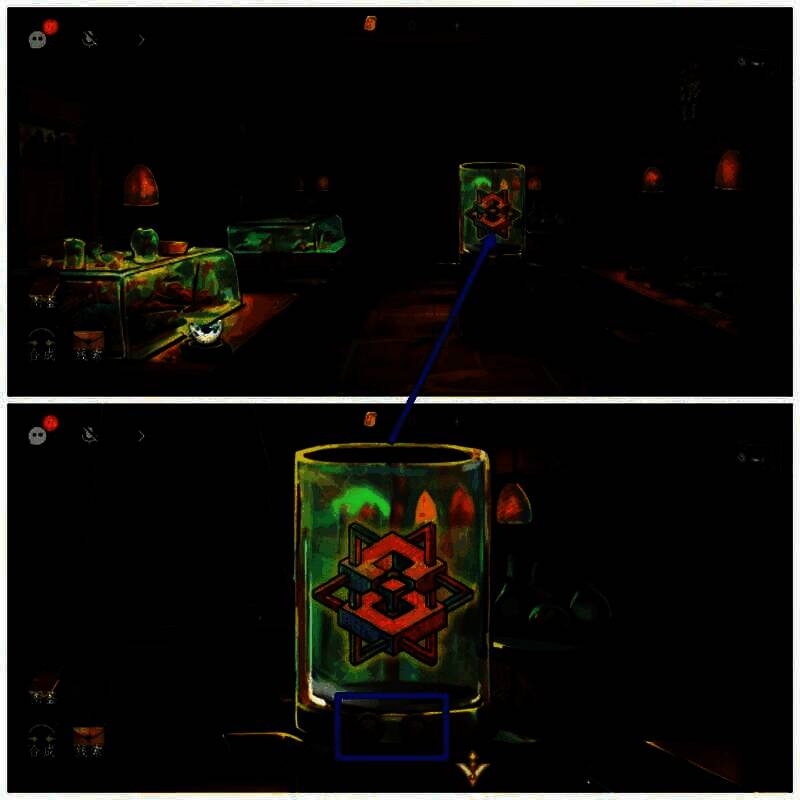 段嘉叙视角地下室操作装置画面