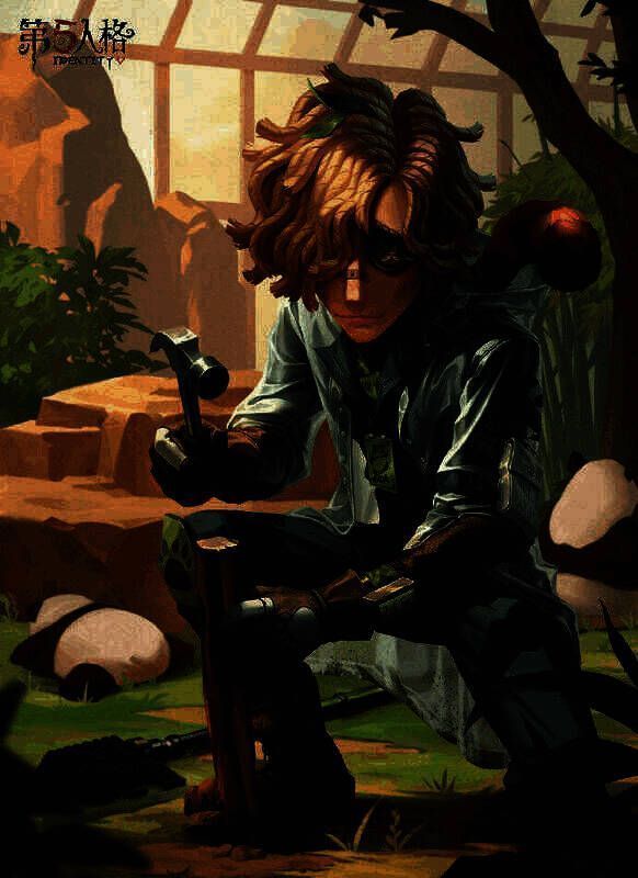 《第五人格》熊猫系列时装宣传图