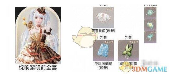 无限暖暖关键部件展示图片