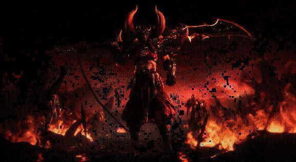 重置血战CG中荒火画面