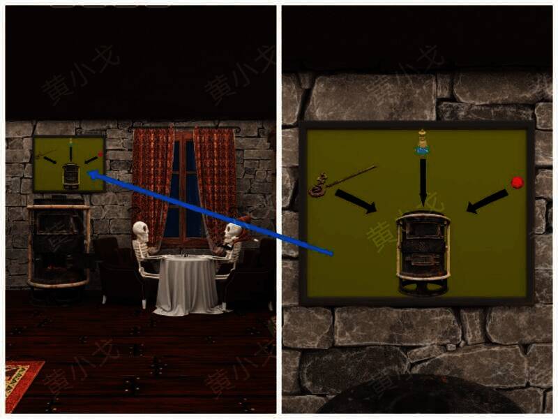 墙上画提示修复法杖条件图片