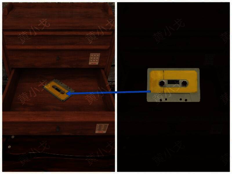 打开抽屉获得磁带图片