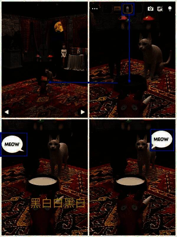 猫盆倒牛奶及猫叫顺序图片