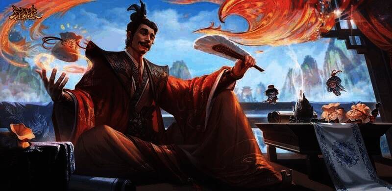 谋庞统麻柳刺绣联动皮肤宣传图