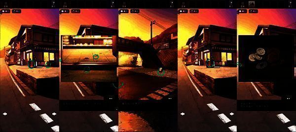 关卡4街道商店和河川界面