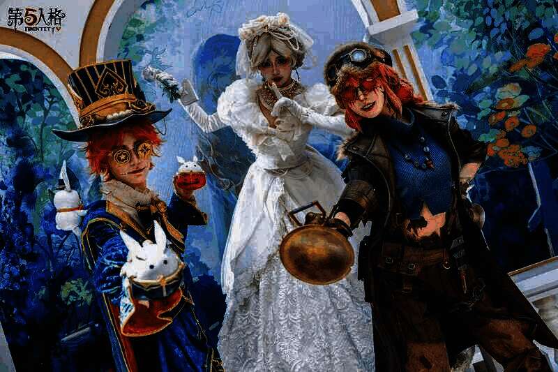 《第五人格》小暑线下活动中 COSER 扮演的庄园角色