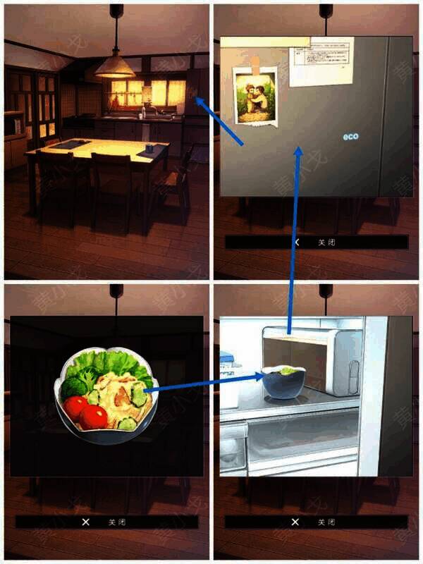 打开冰箱获得土豆沙拉图片