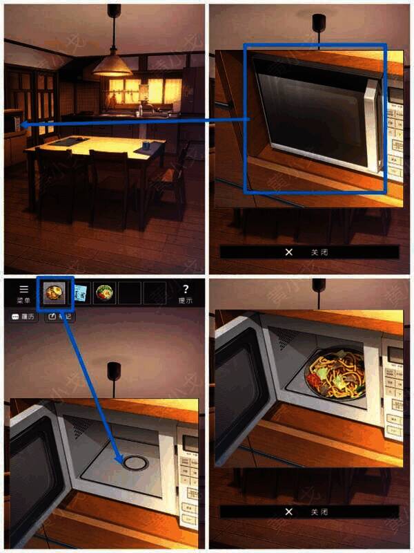 将炒面放入微波炉图片