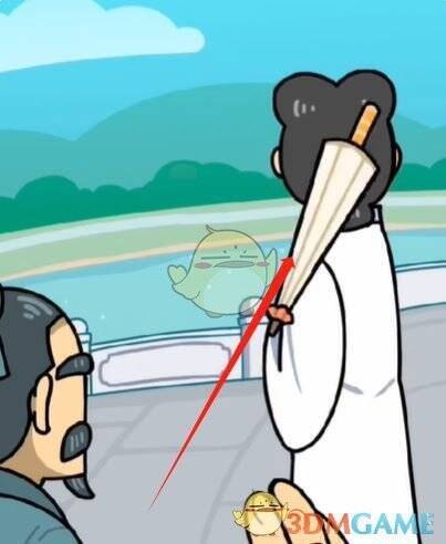 移动纸伞到白娘子手中的游戏画面