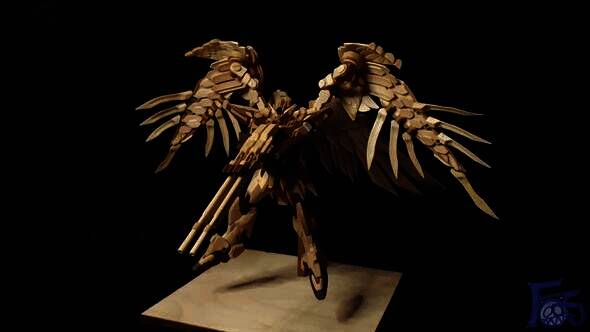 手工木质钢普拉细节图3