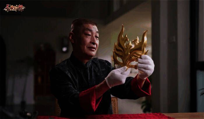 《长安幻想》仲夏盛典开启,十万人超级大服“初心”重磅上线!1607.jpg 非遗金银细工制作面具画面