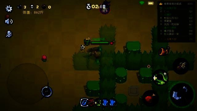 《野蛮人大作战》地图草丛画面