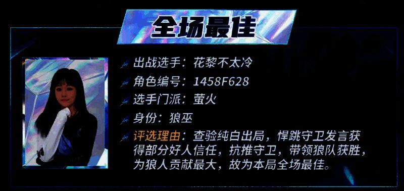 狼人杀门派联赛选手精彩表现图片